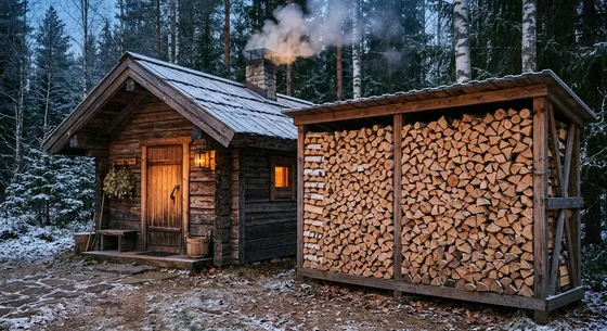 Укладка дров в Октябрьском, проезд Производственная, 45